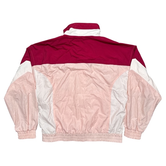 Coach Colorblock Signature Monogram Windbreaker Pink Jacket Womens Medium - Picture 2 of 10